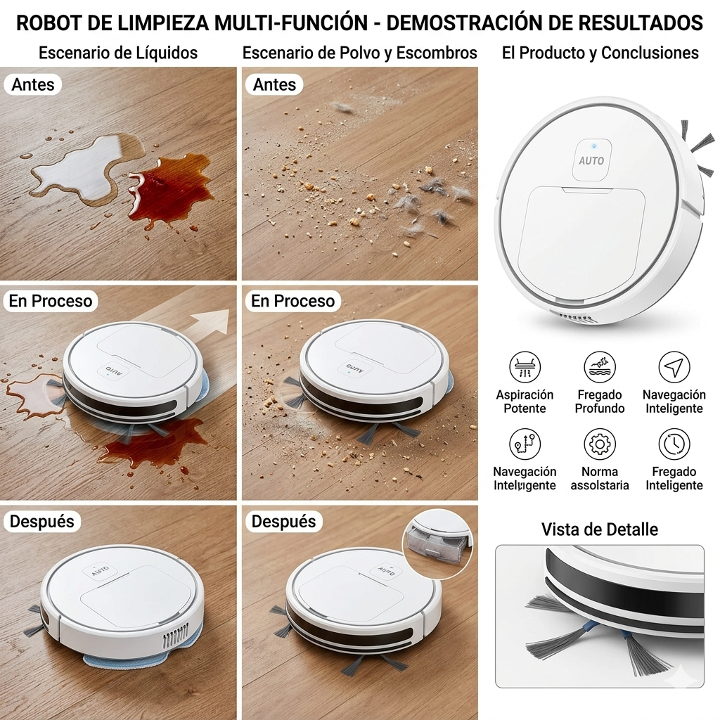 Robot Smart 3-en-1: Tu Aliado Contra el Caos Diario