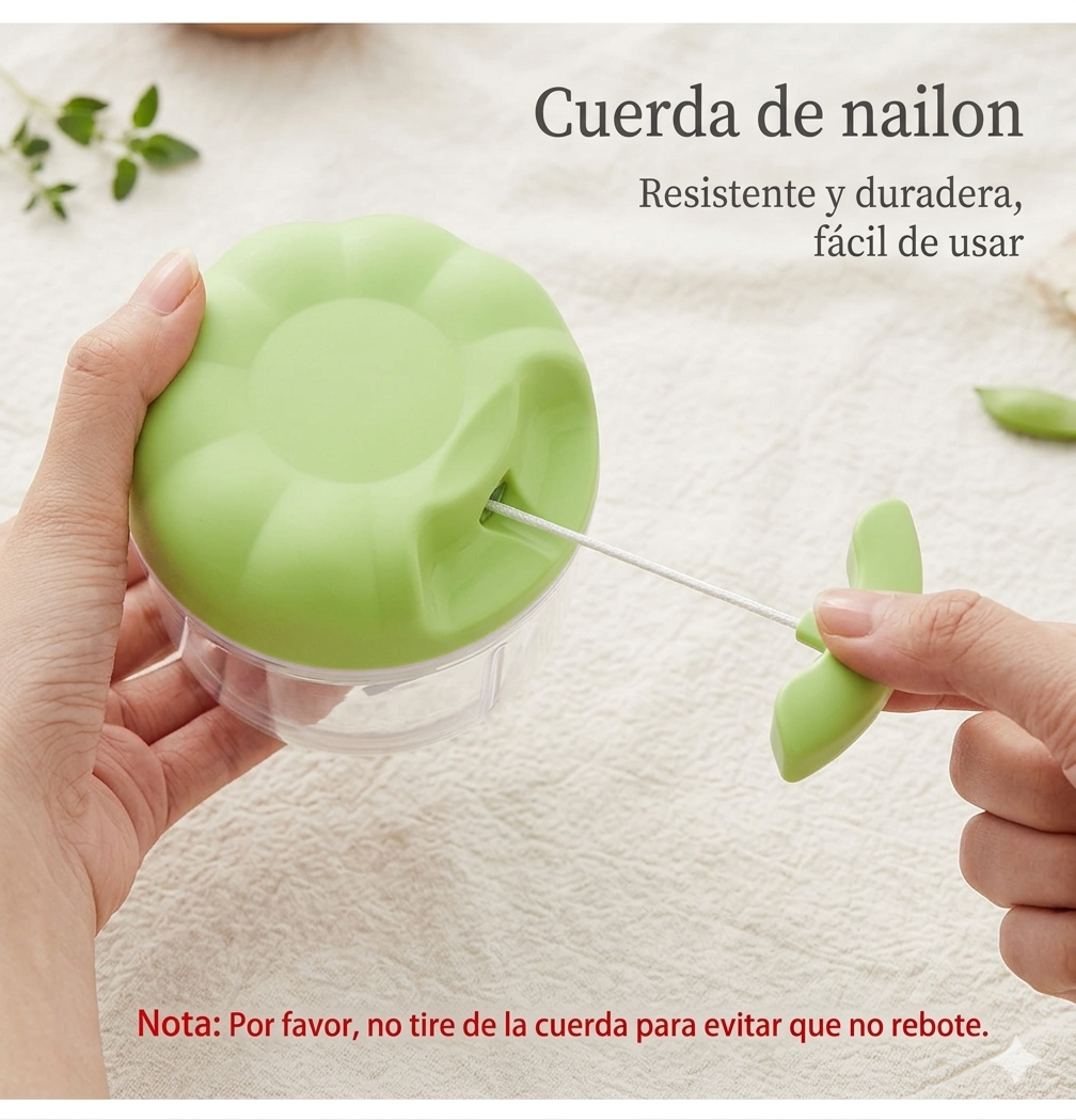 Mini Picador Pro™ - Triturador Manual de Ajo y Vegetales (Diseño Ergonómico