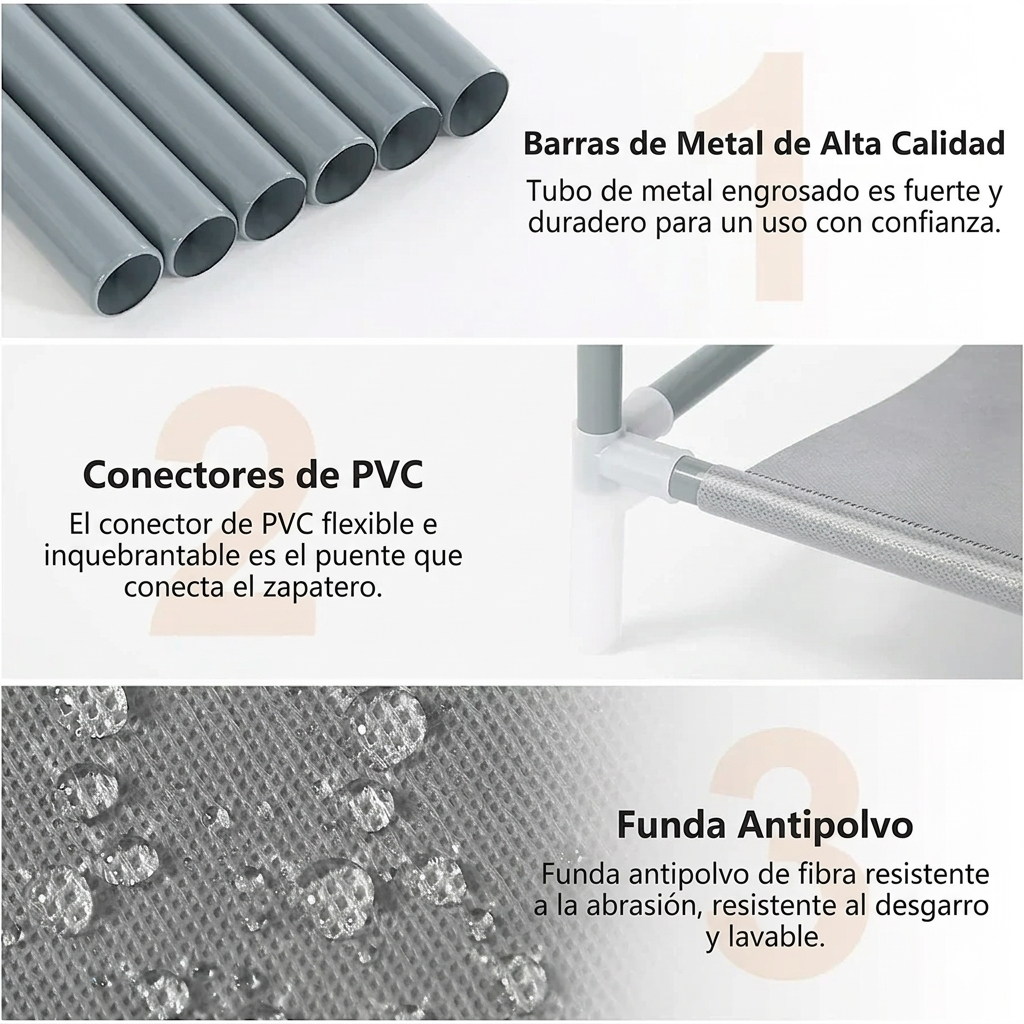 Zapatera Organizadora Premium: 24 Pares con Protección Total