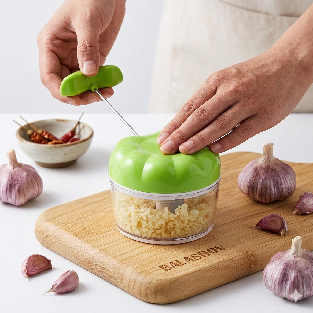 Mini Picador Pro™ - Triturador Manual de Ajo y Vegetales (Diseño Ergonómico