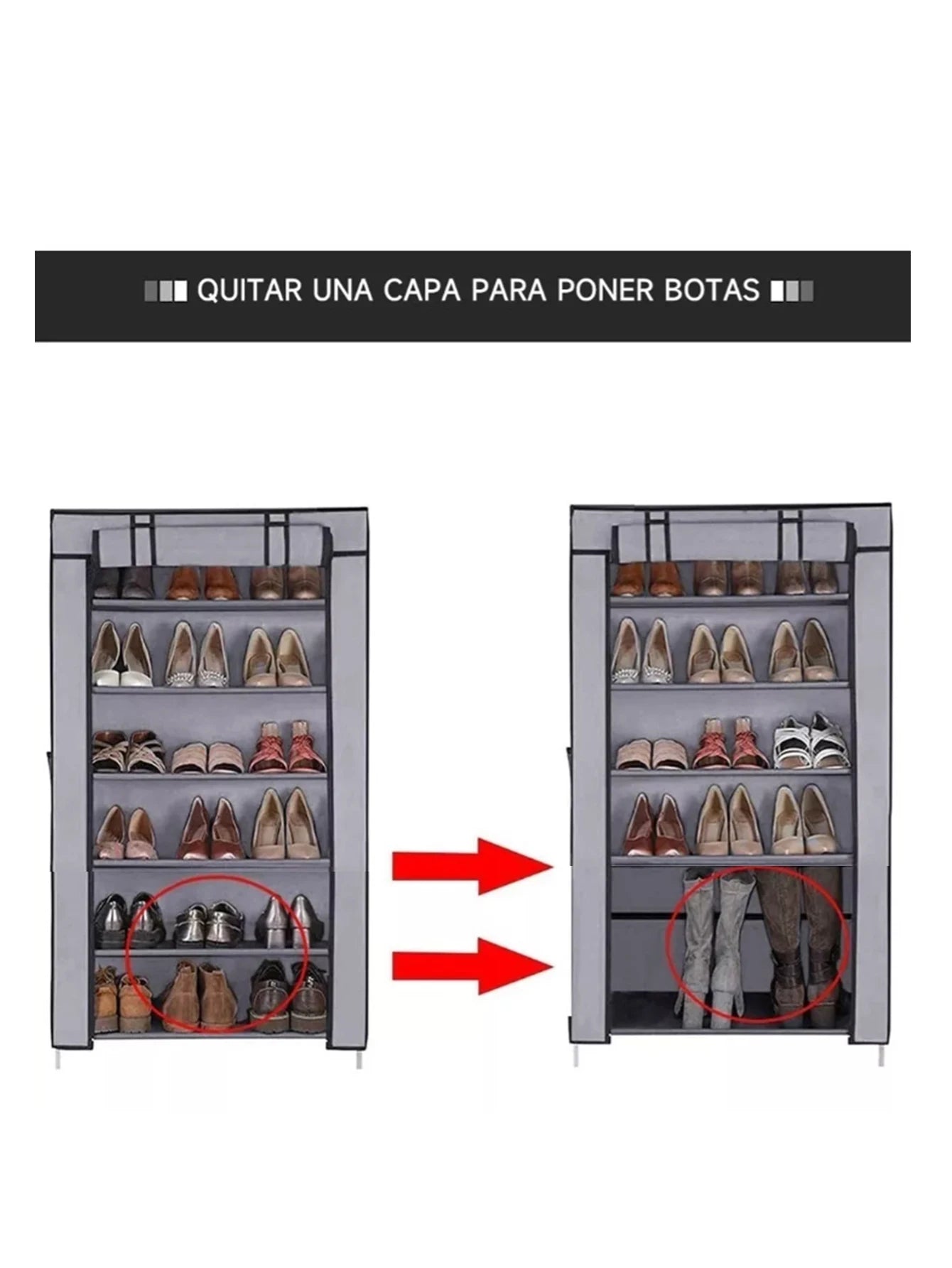 Zapatera Organizadora Premium: 24 Pares con Protección Total