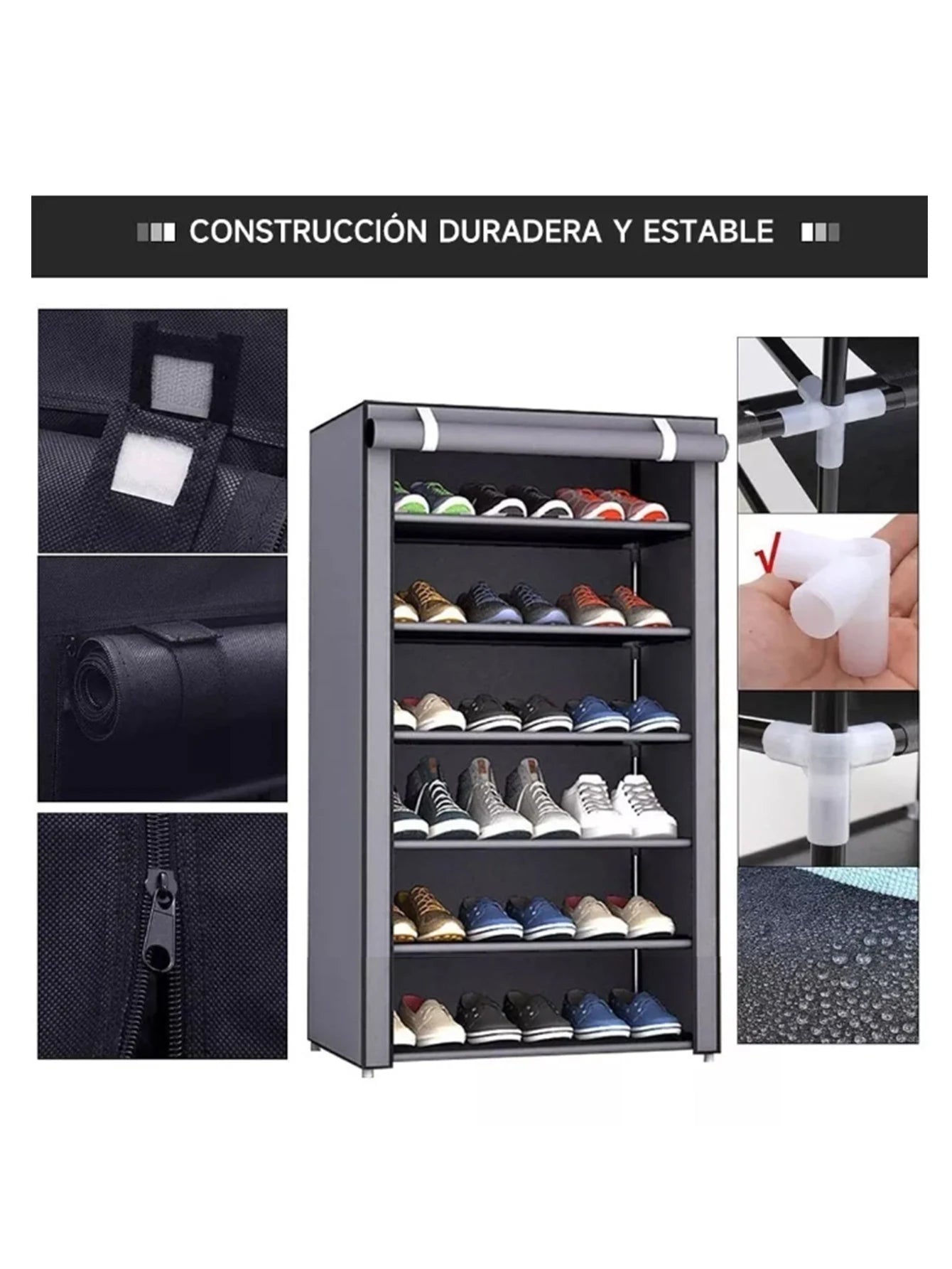 Zapatera Organizadora Premium: 24 Pares con Protección Total