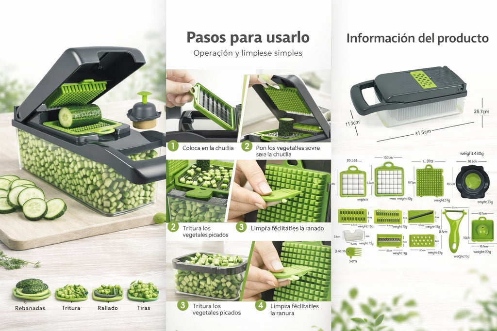 Coltador multifuncional 15 funciones en 1