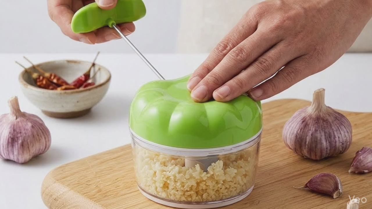 Mini Picador Pro™ - Triturador Manual de Ajo y Vegetales (Diseño Ergonómico
